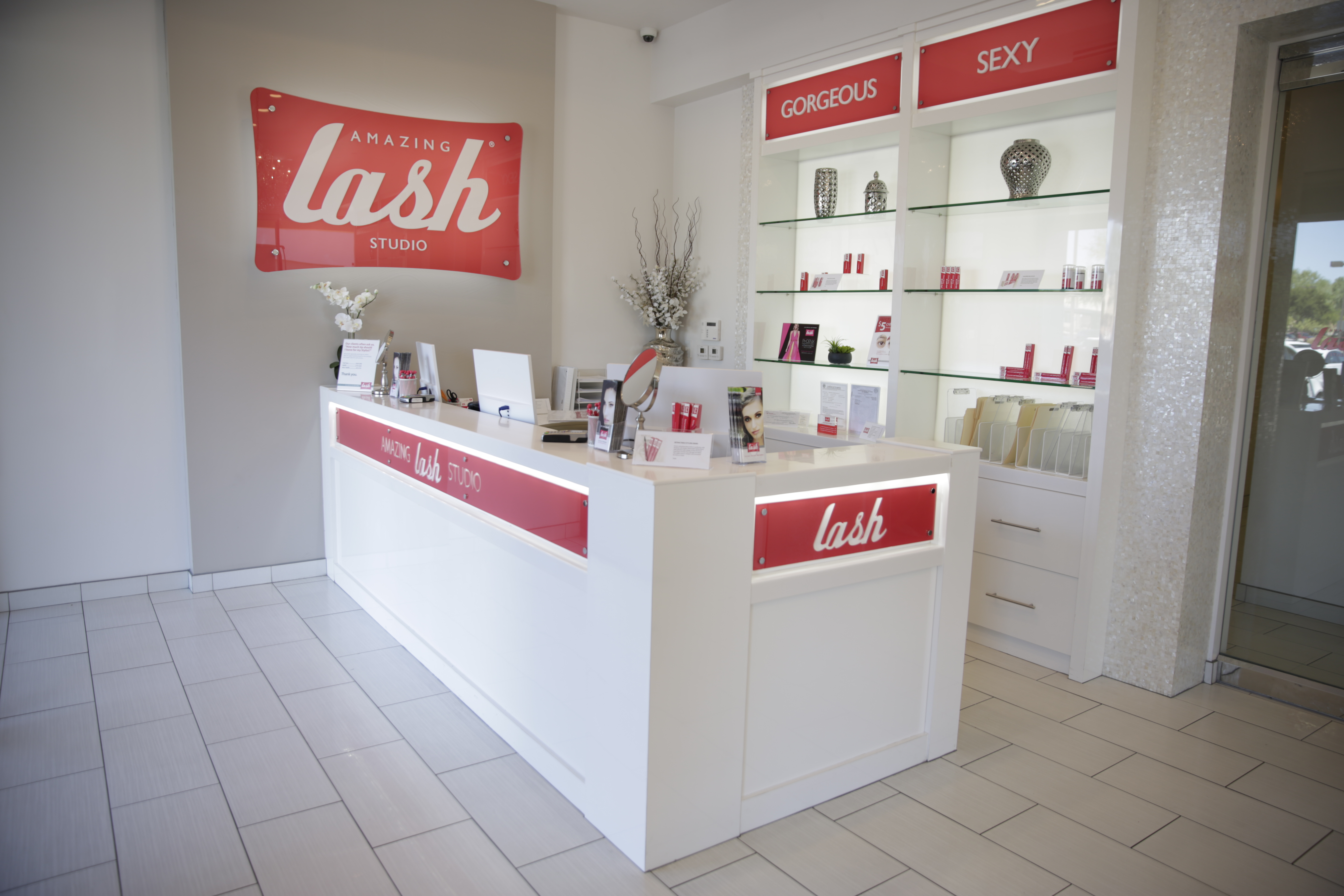 Amazing Lash Studio lobby