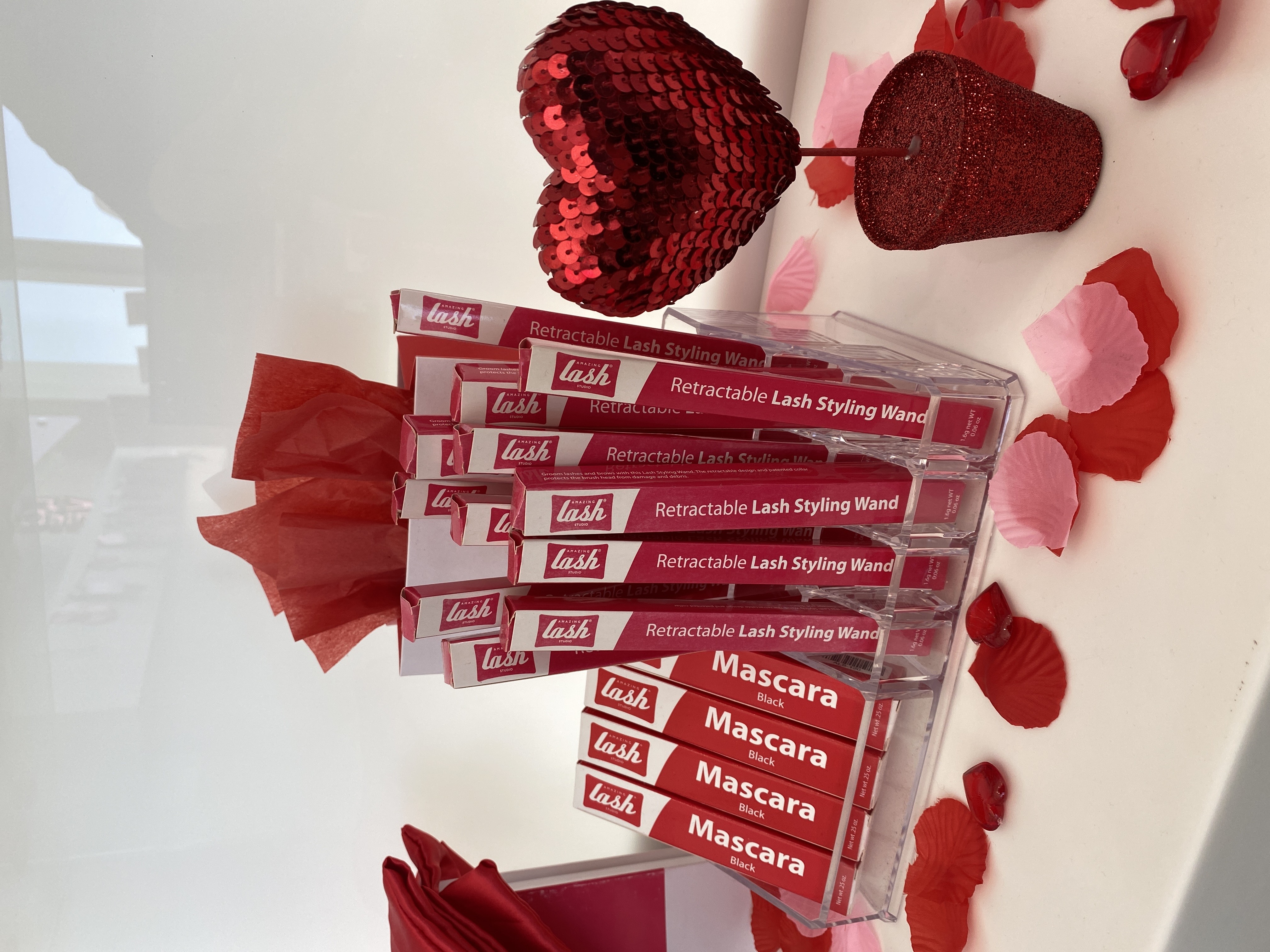 valentine's day product display