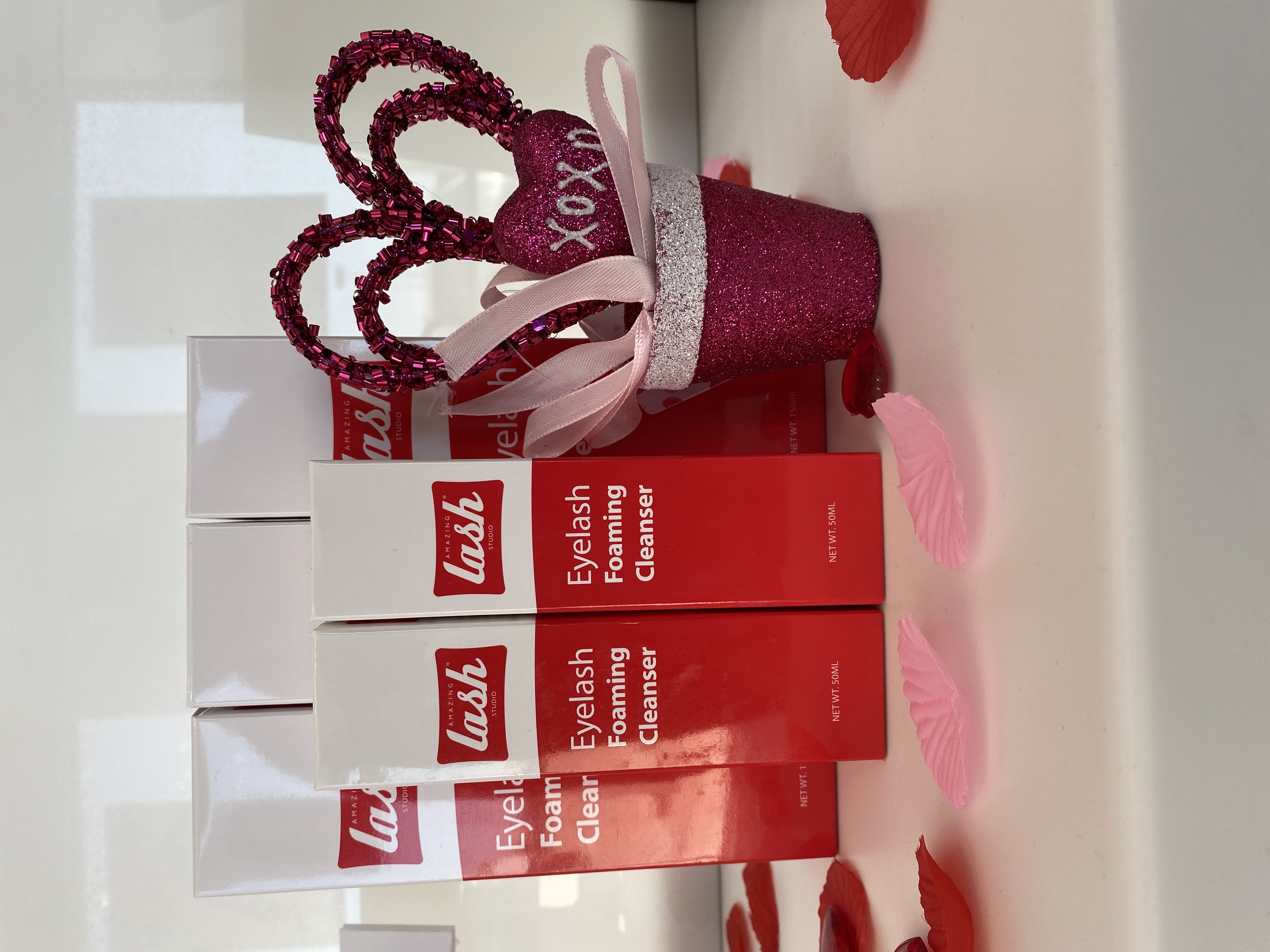 eyelash foaming cleanser