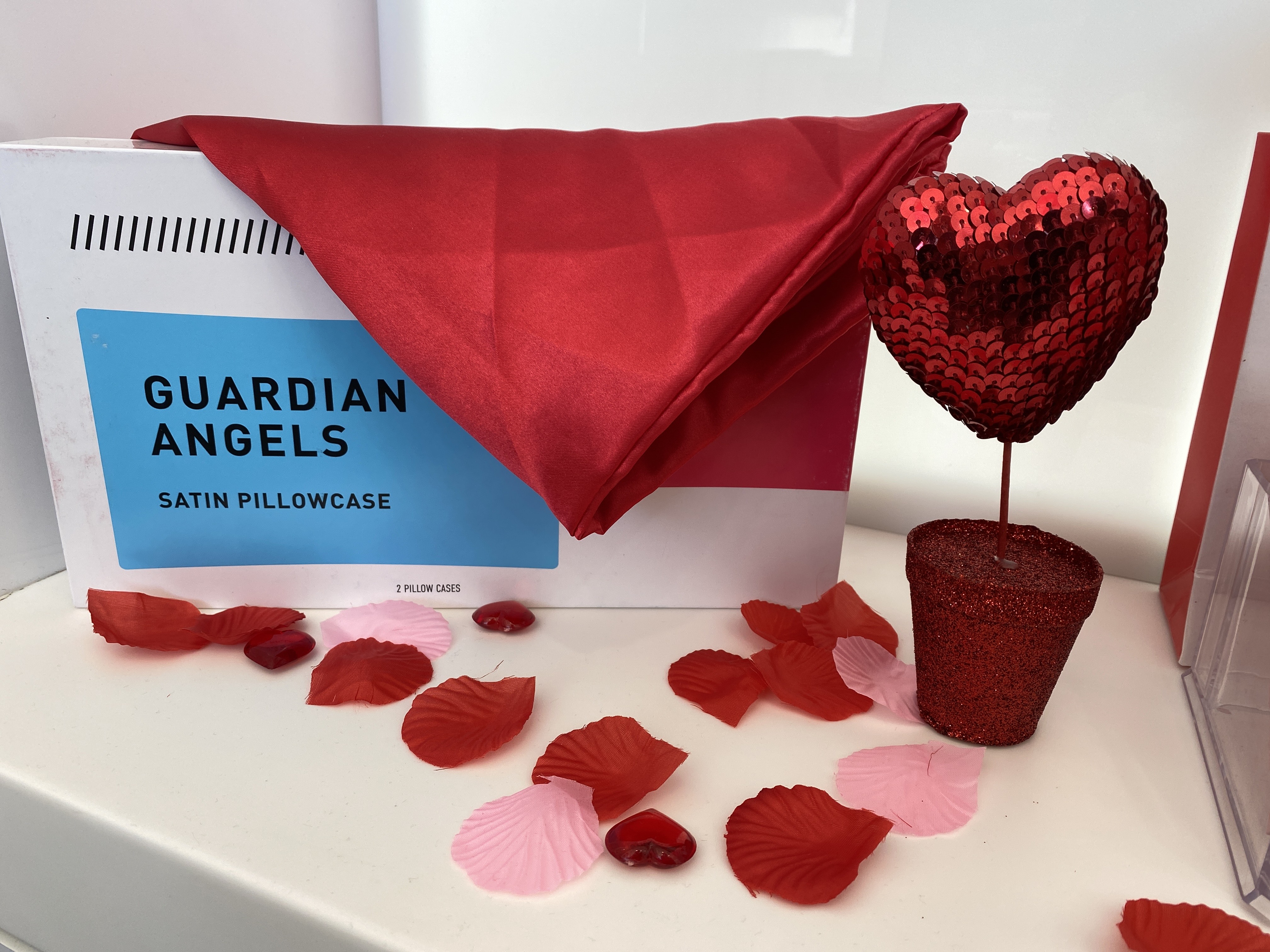 guardian angels satin pillowcase